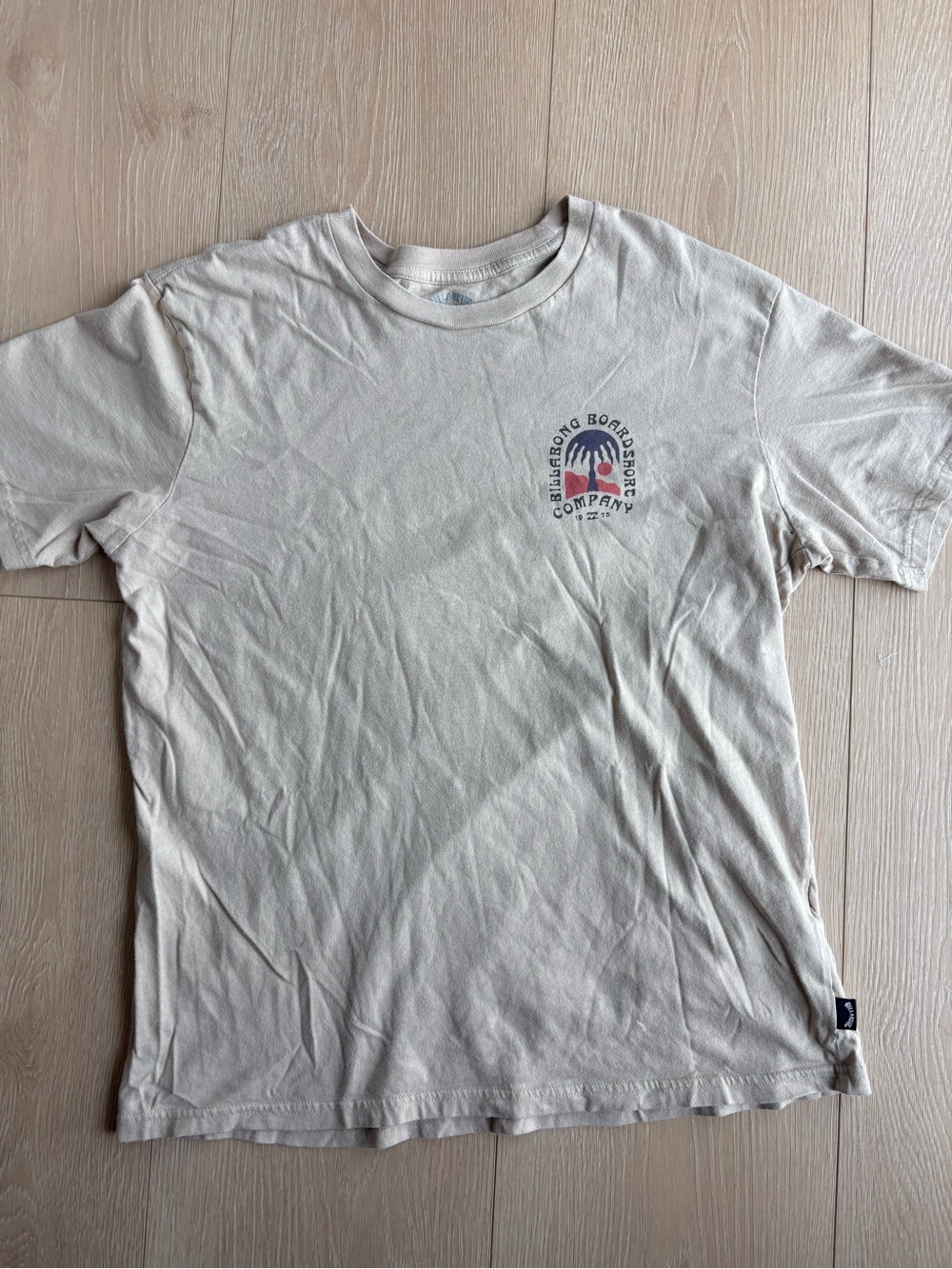 Billabong Cream Graphic Short Sleeve Men’s Tee